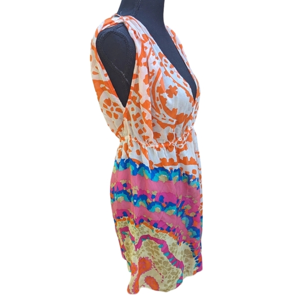 Tibi Silk Dress Beach Cover up Vacation Cruise Dress in Sz Small - Picture 7 of 16